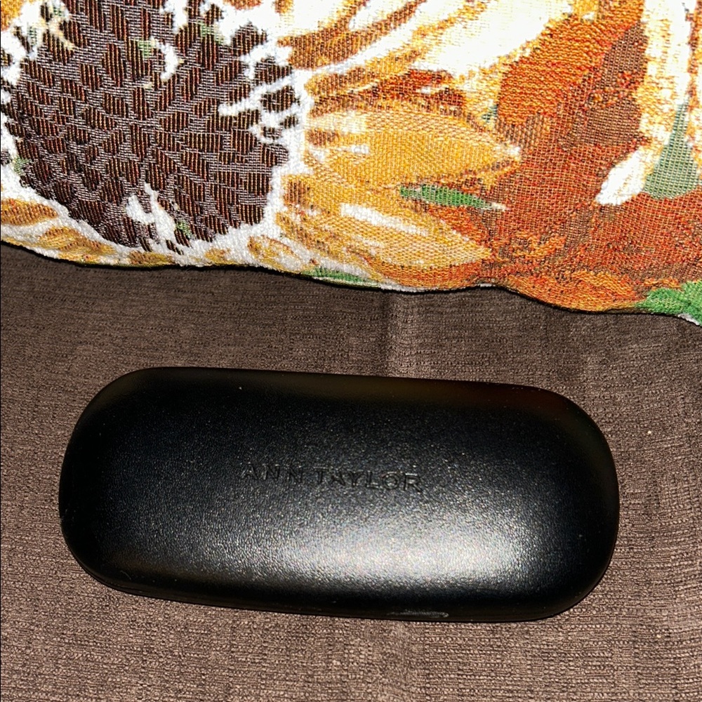 Ann Taylor Elegant Black Eyewear Case